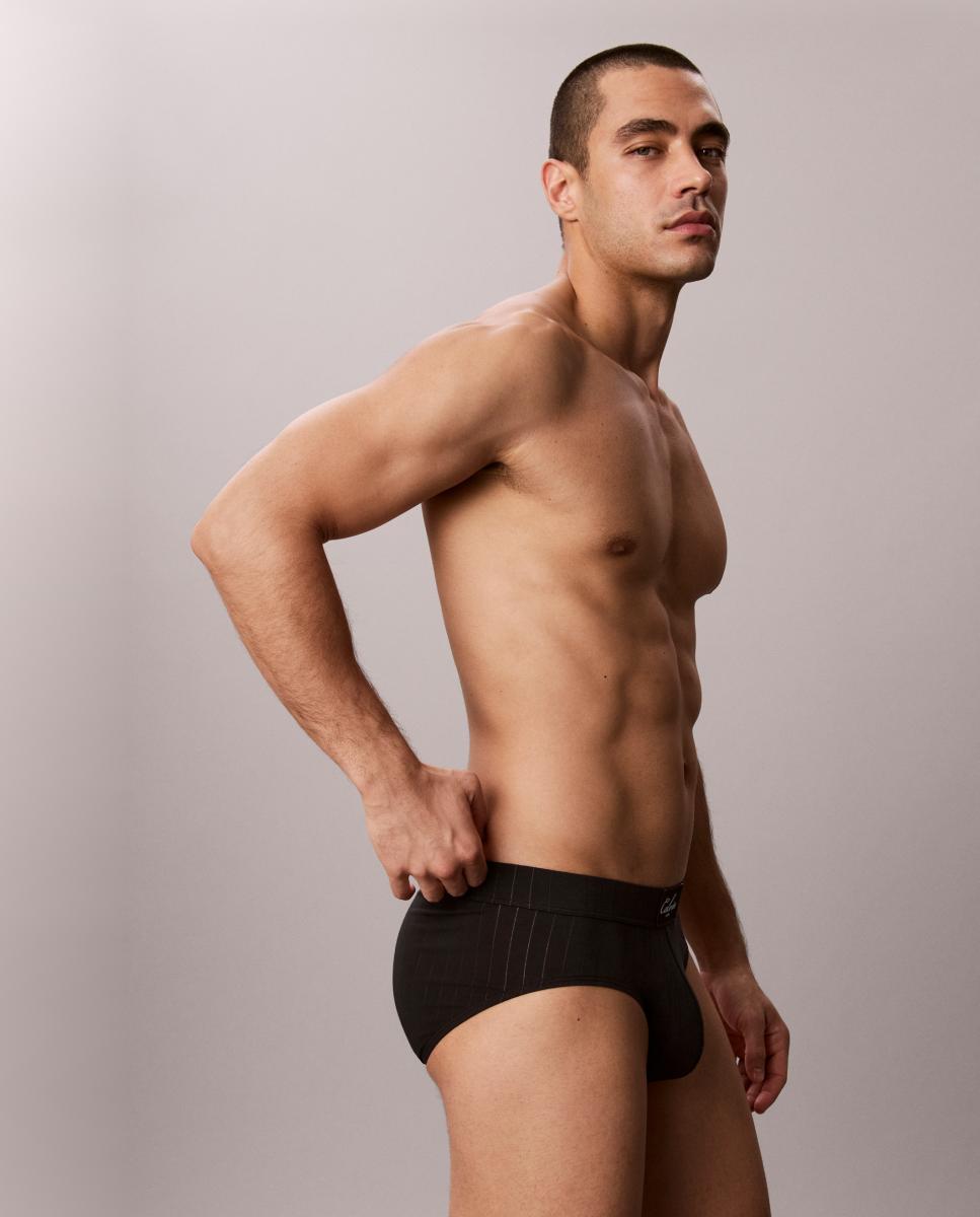Slip individual - Calvin Klein - Negro Negro-4