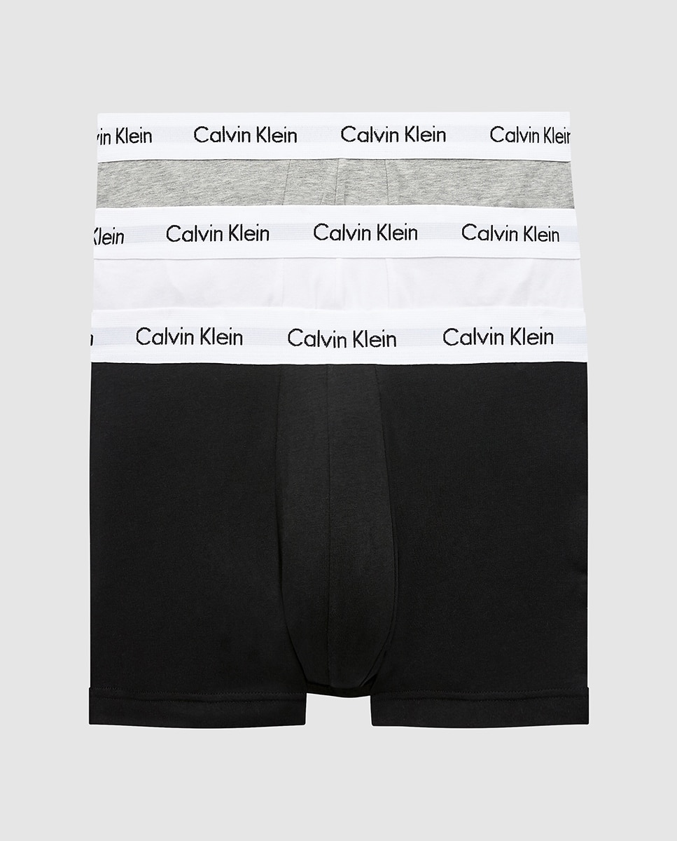 Pack de três boxers de malha de homem em várias cores Multicolor-6