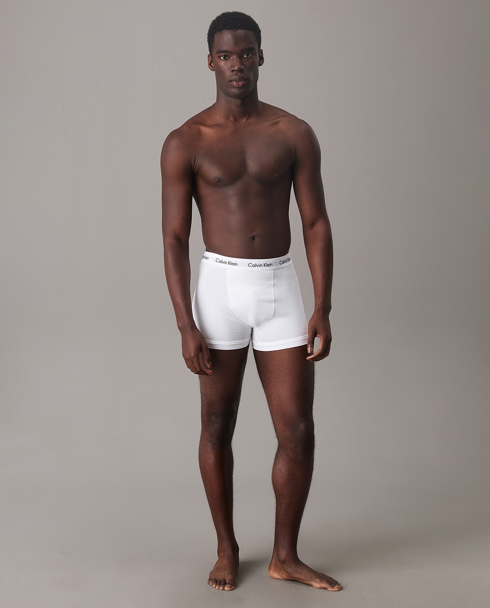 Pack de três boxers de malha de homem em várias cores Multicolor-4