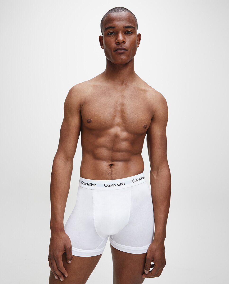 Pack de três boxers de malha de homem em várias cores Multicolor-5