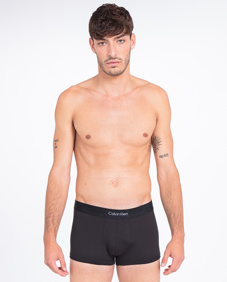 Boxers de Cintura Baixa Preto-1