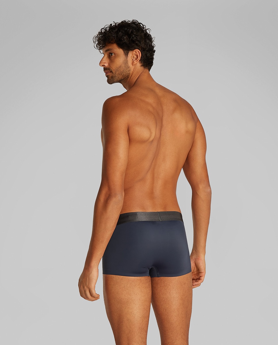 Bóxer ajustado de tiro bajo - Calvin Klein - Azul Azul-3