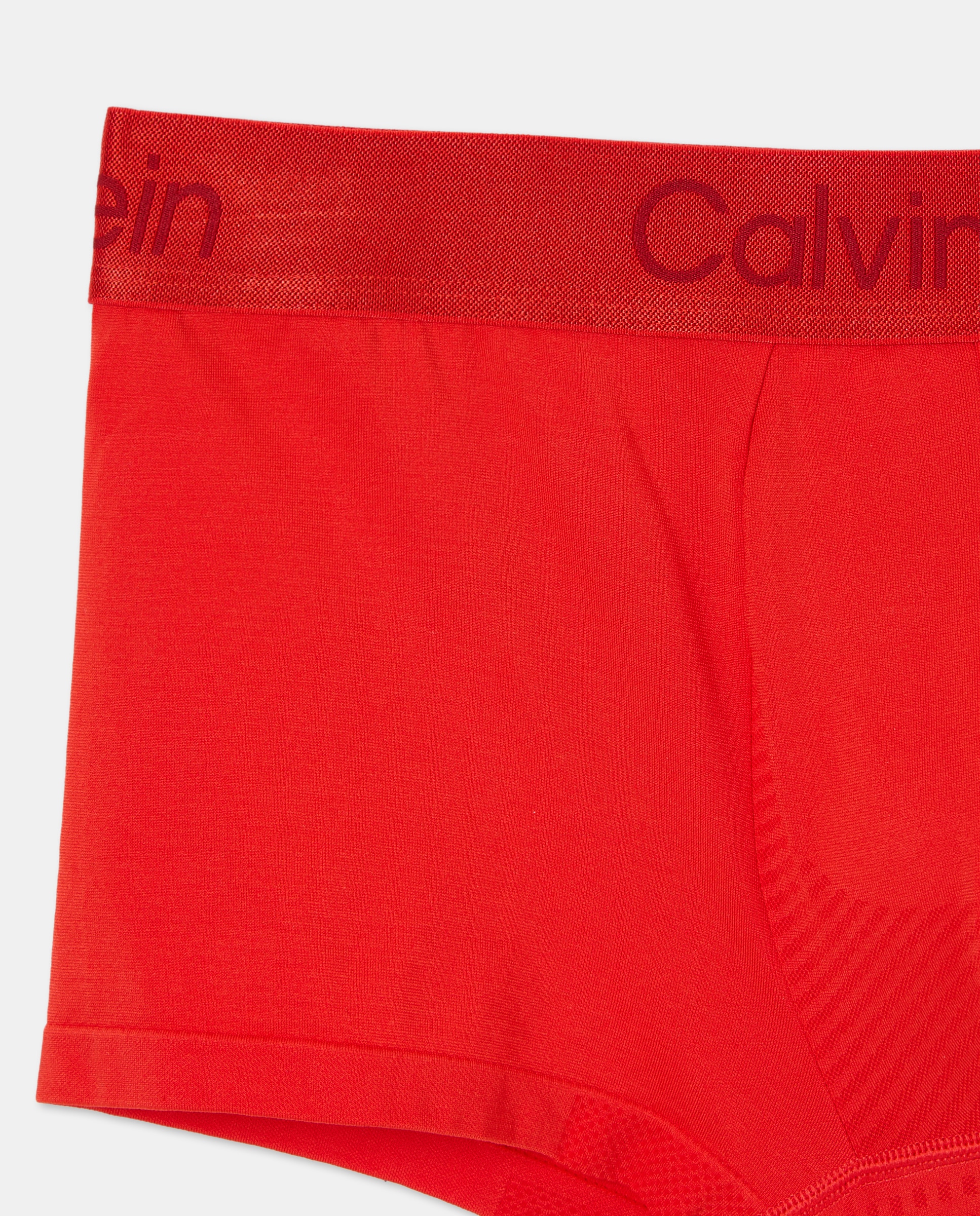 Bóxer ajustado de tiro bajo - Calvin Klein - Rojo Rojo-3