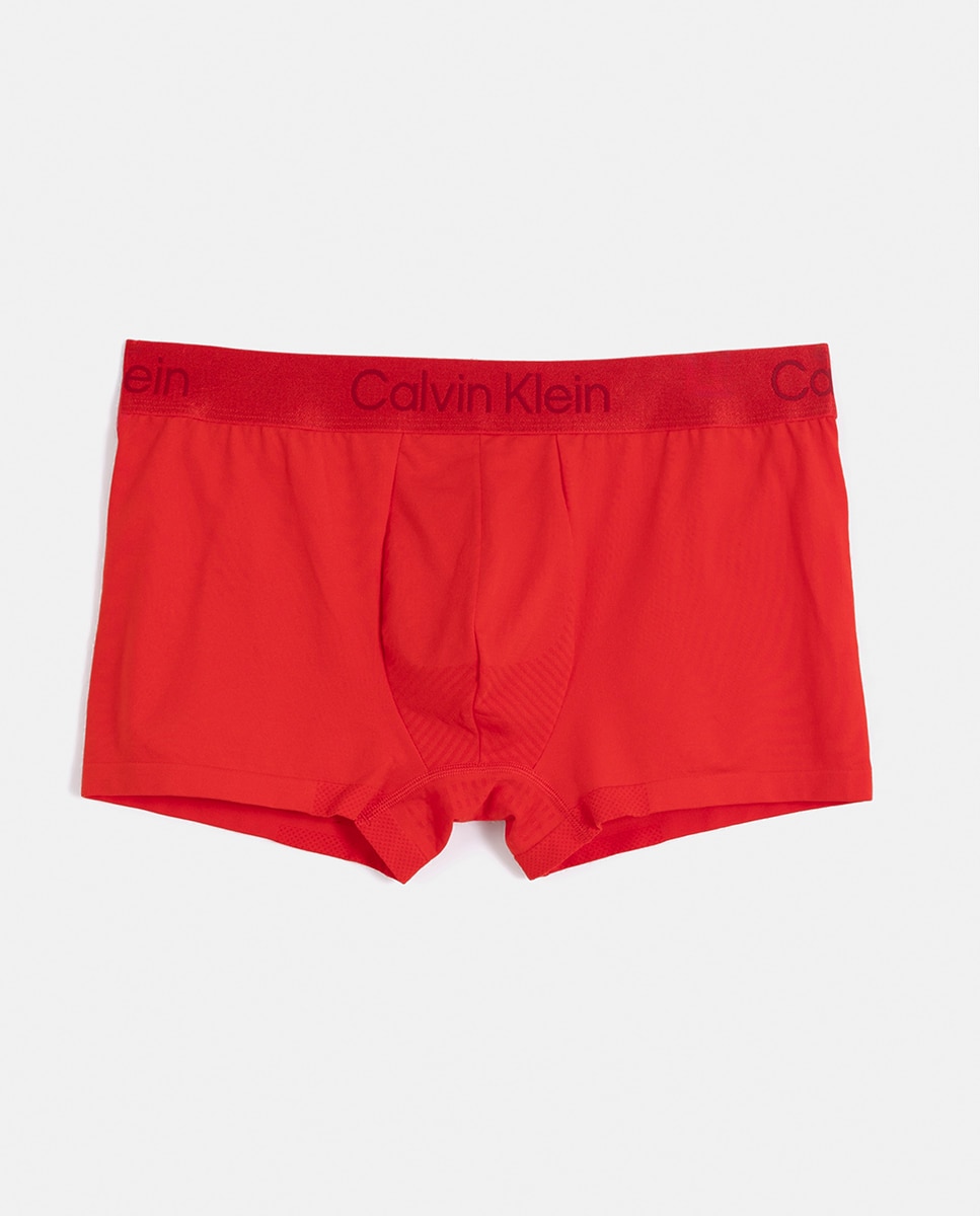 Bóxer ajustado de tiro bajo - Calvin Klein - Rojo Rojo-4