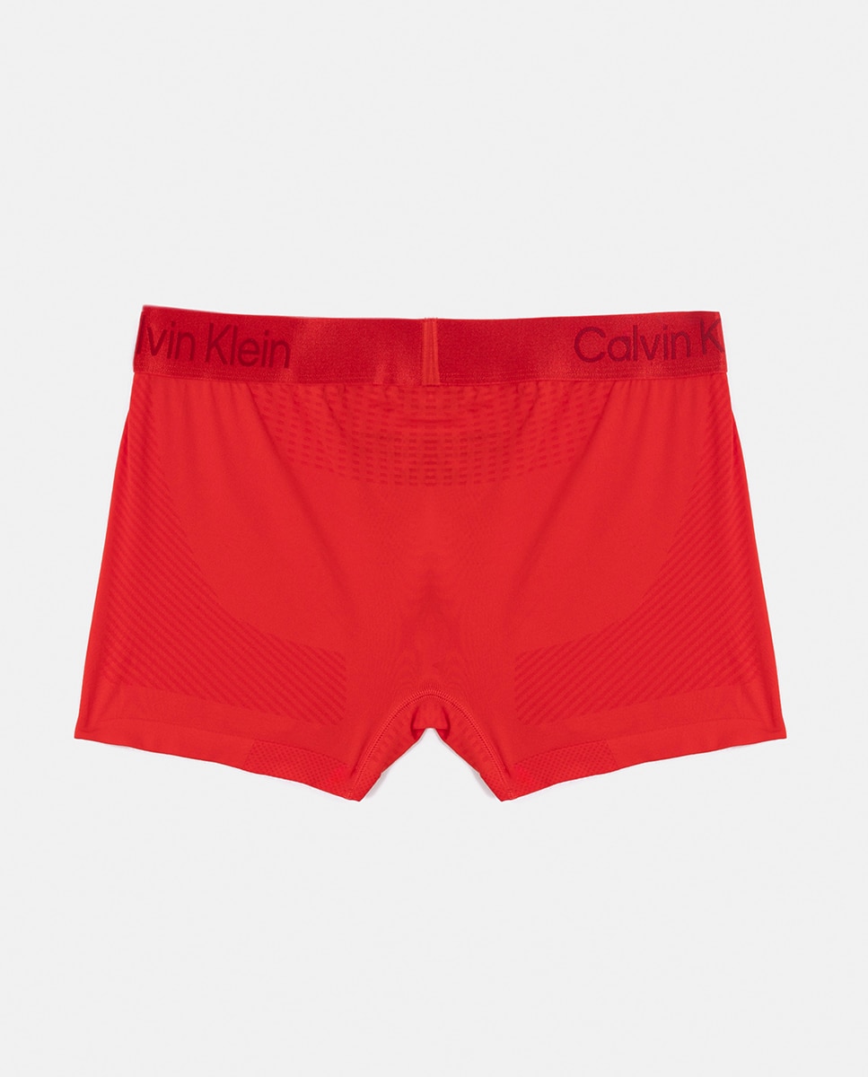 Bóxer ajustado de tiro bajo - Calvin Klein - Rojo Rojo-5