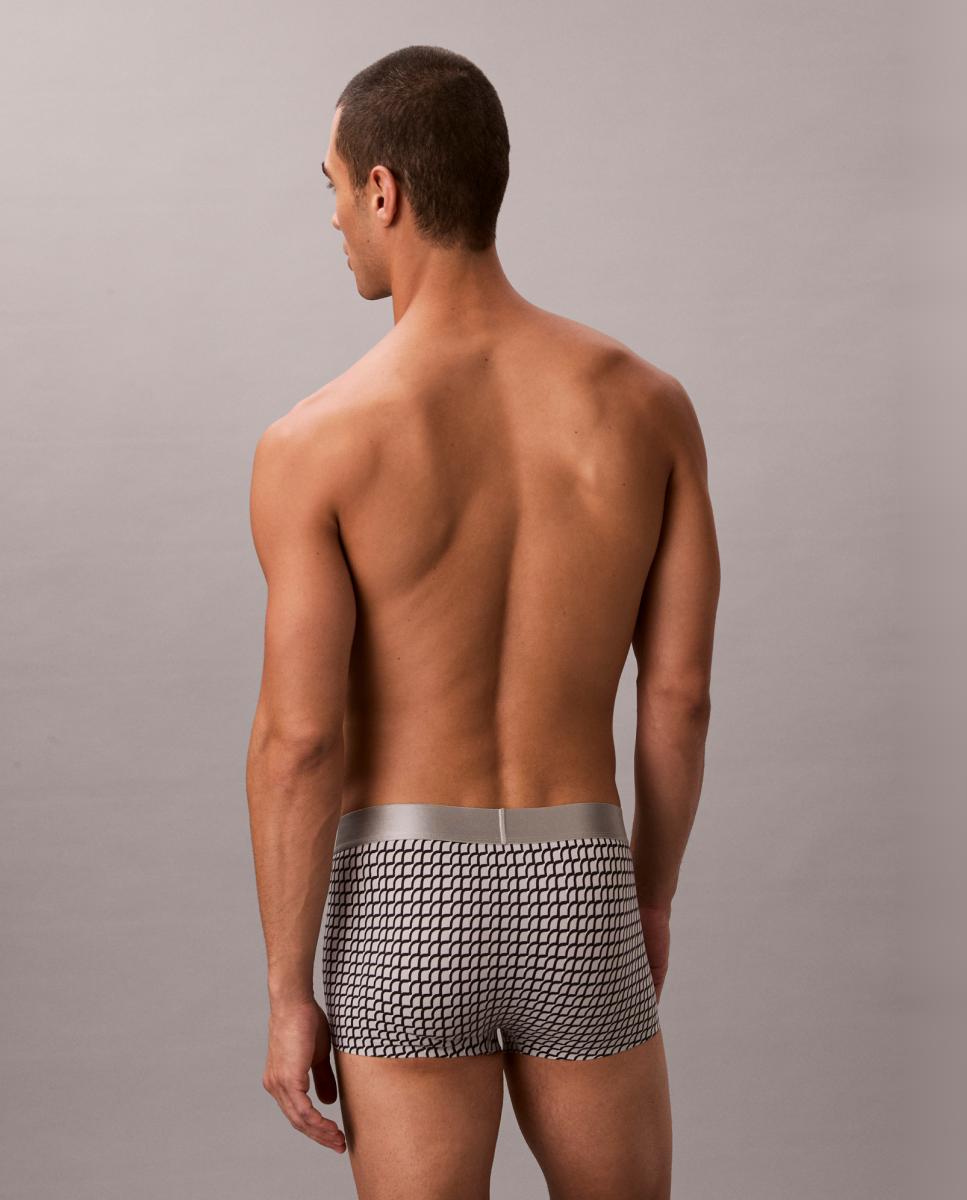 Boxers Curtos Individuais Cinzento-2