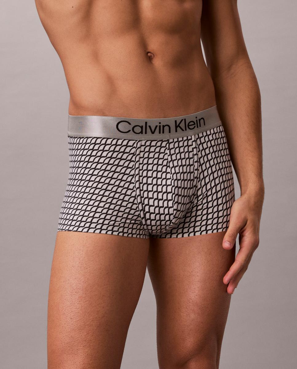 Boxers Curtos Individuais Cinzento-4