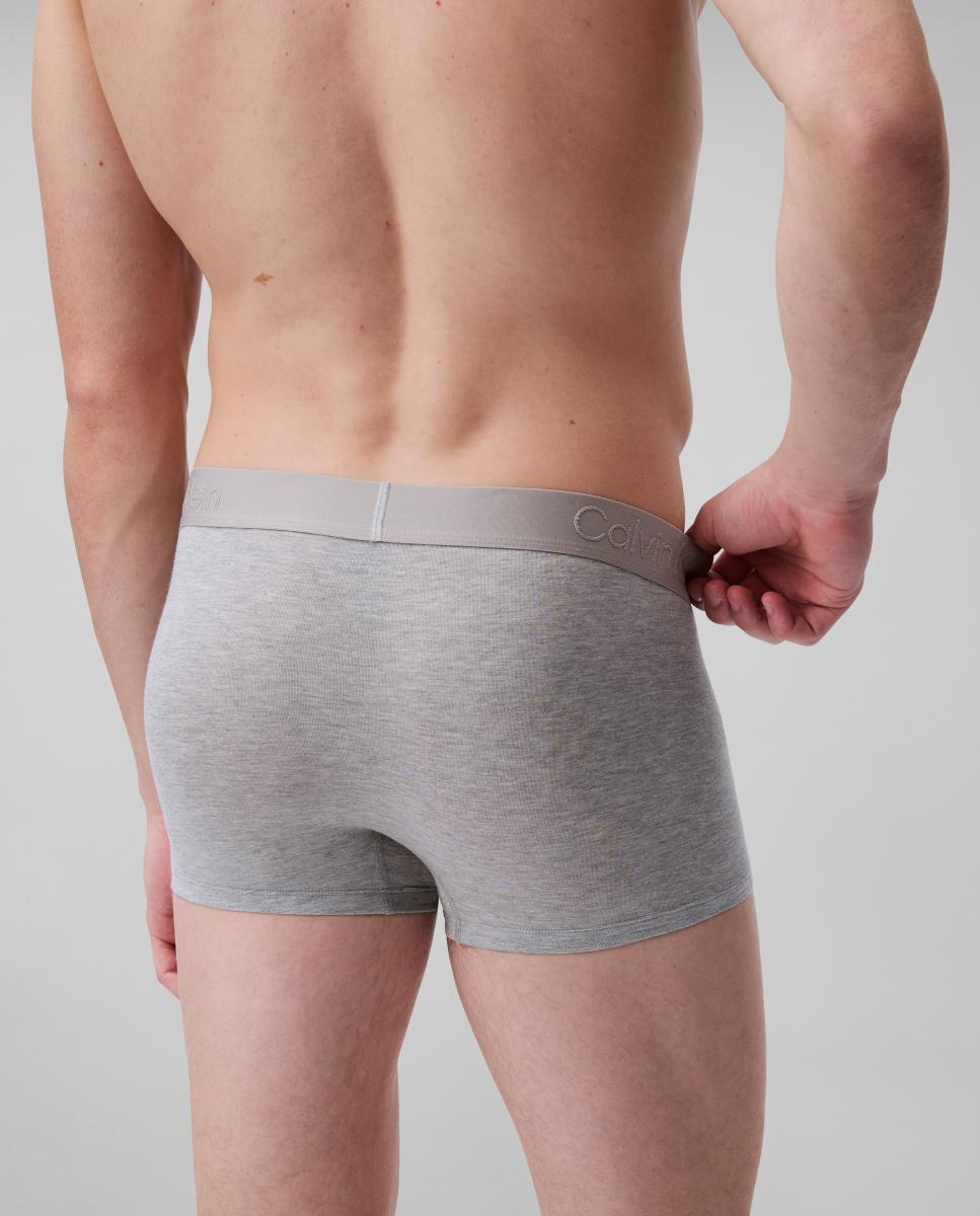 Boxers Curtos Individuais Cinzento-2