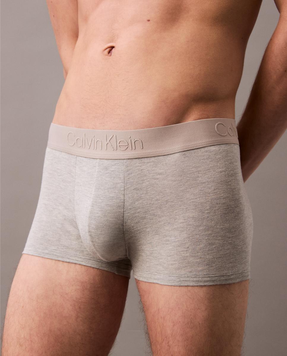 Boxers Curtos Individuais Cinzento-3