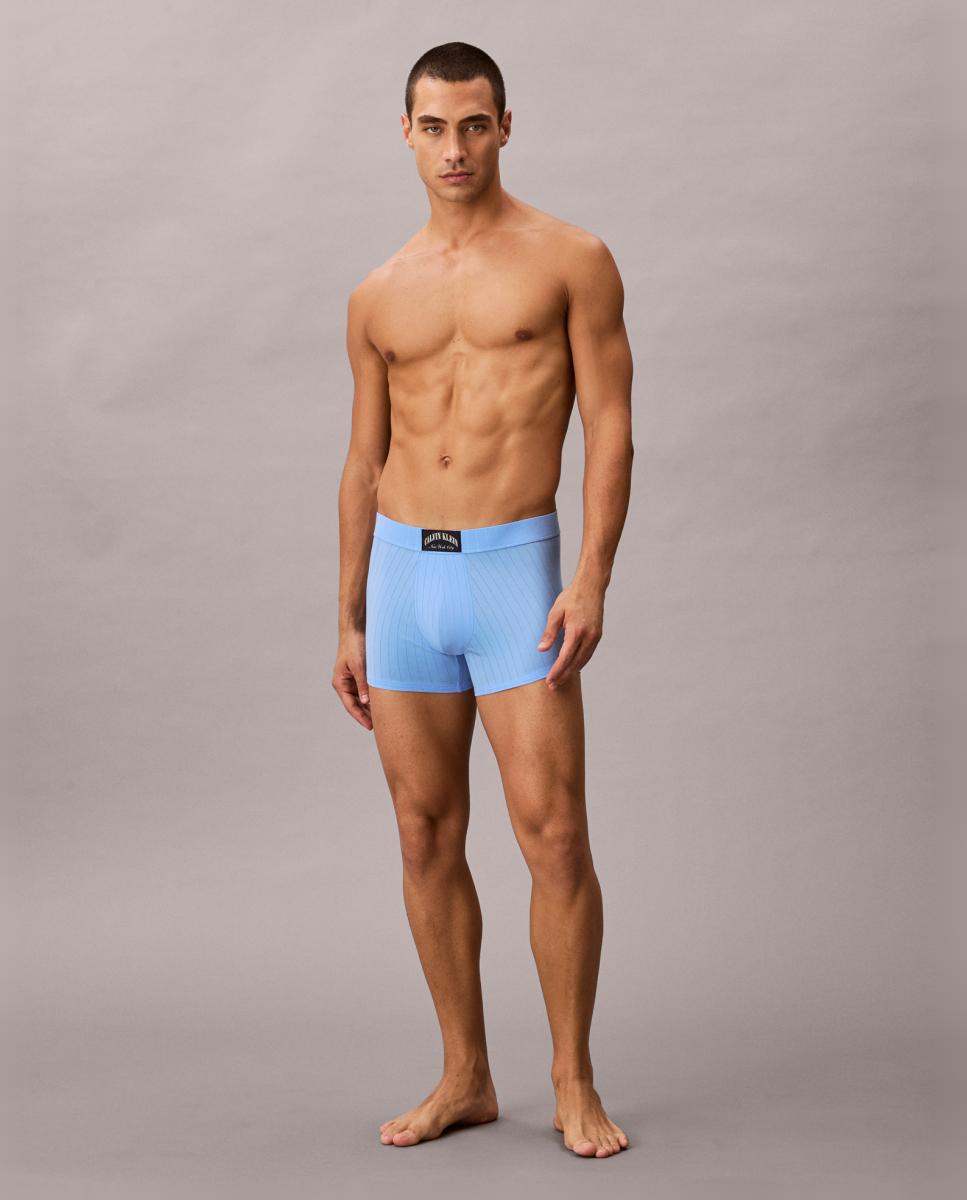 Boxers Curtos Individuais Azul-6