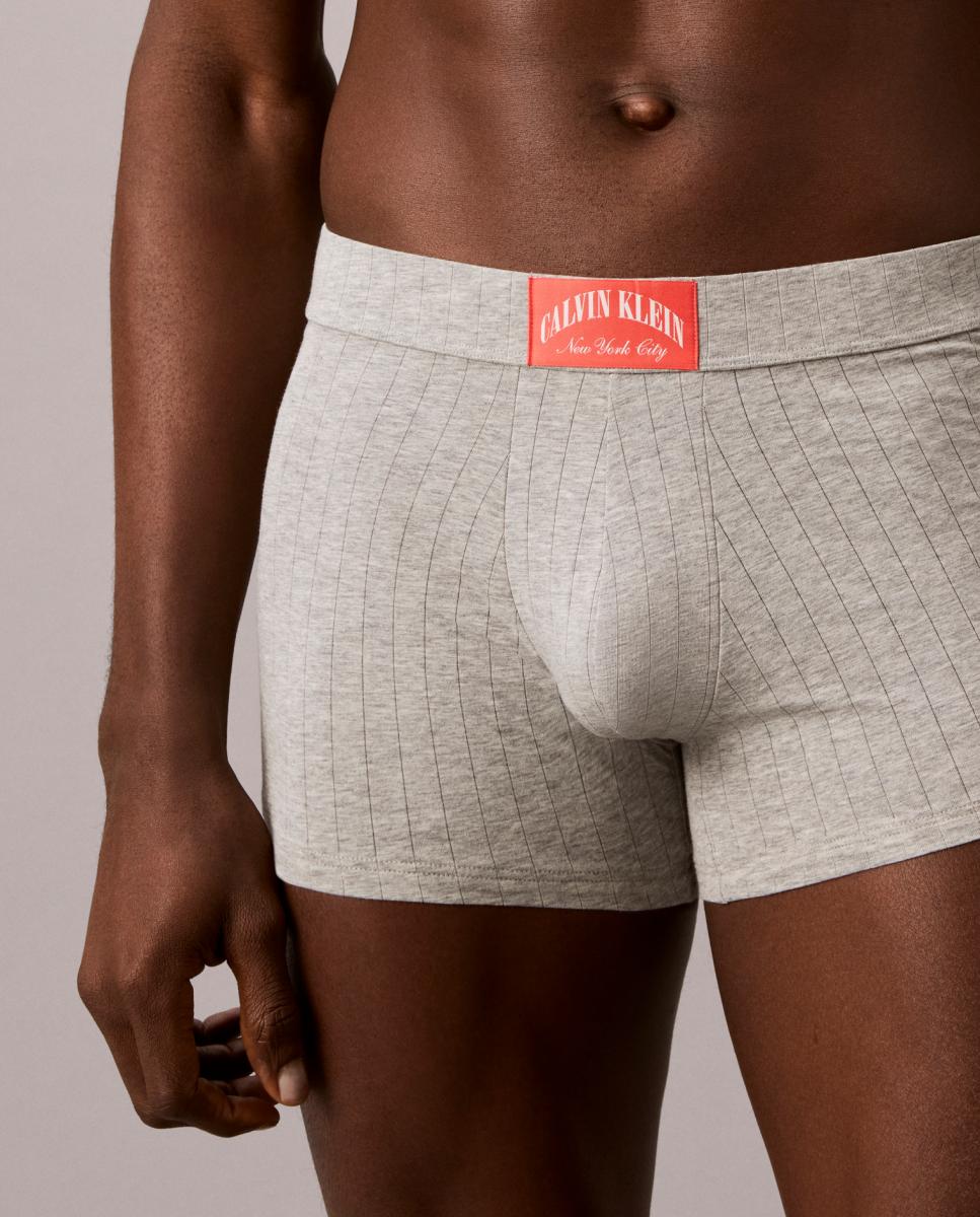 Boxers Curtos Individuais Cinzento-3