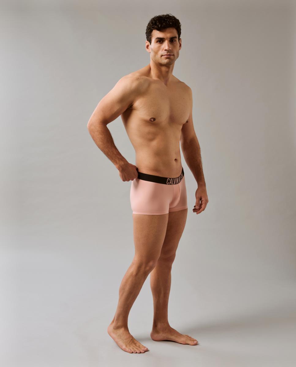 Boxers Curtos Individuais Rosa-3