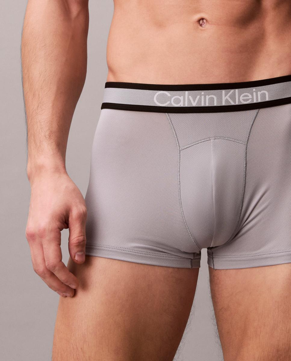 Boxers Curtos Individuais Cinzento-3