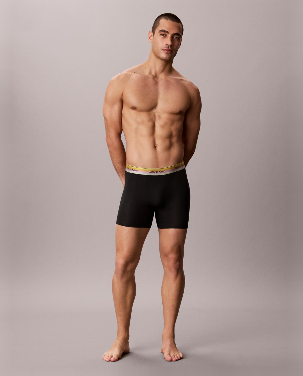 Boxers Compridos Individuais Preto-6