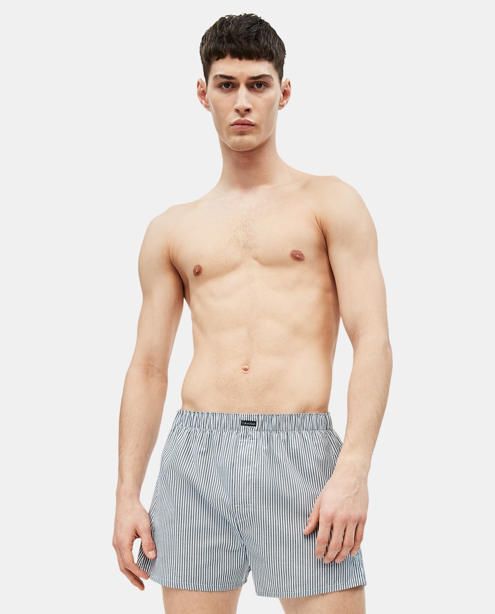 Pack de três boxers de tecido de homem Calvin Klein em várias cores Multicolor-1
