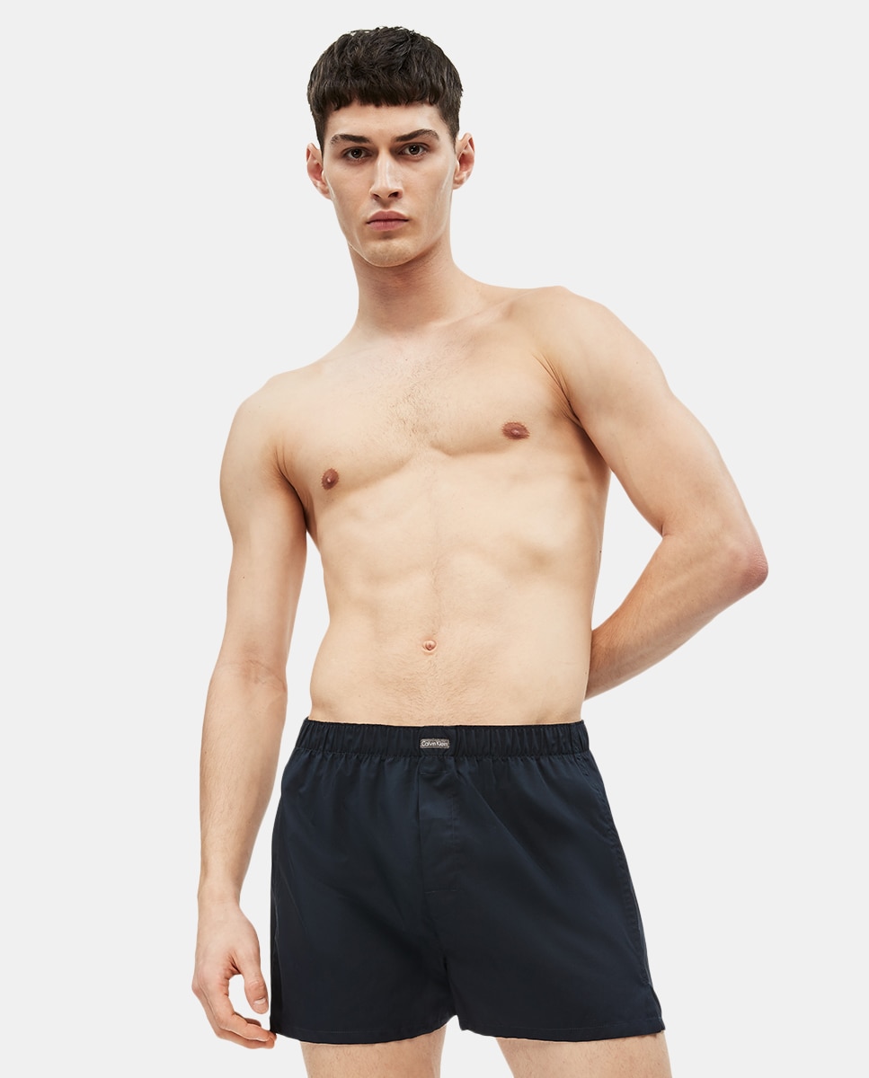 Pack de três boxers de tecido de homem Calvin Klein em várias cores Multicolor-4