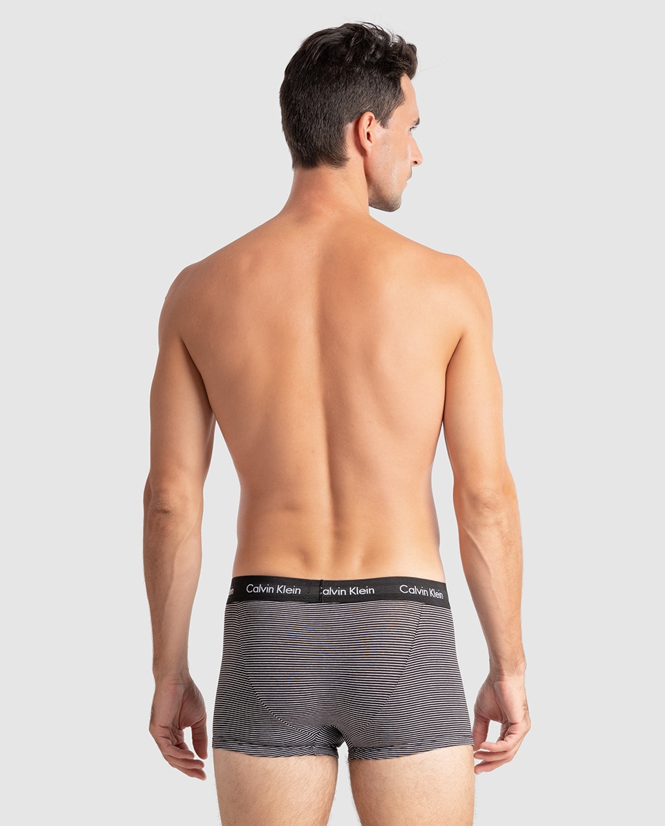 Pack de três boxers de malha de homem em várias cores Multicolor-6