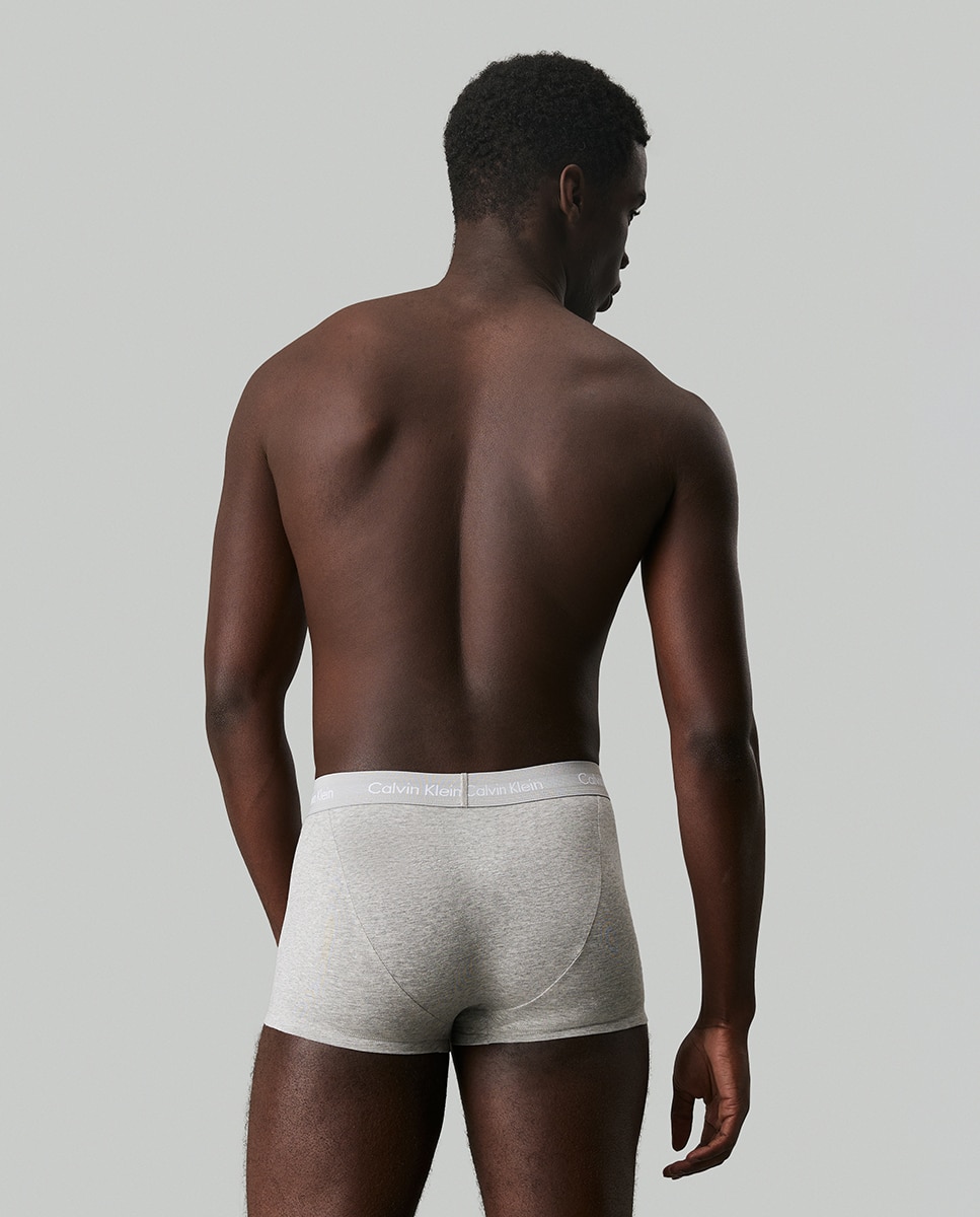 Pack de três boxers de malha de homem em várias cores Multicolor-2