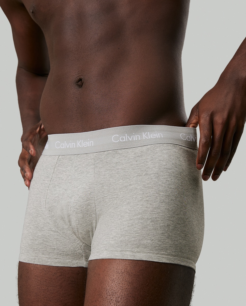 Pack de três boxers de malha de homem em várias cores Multicolor-3