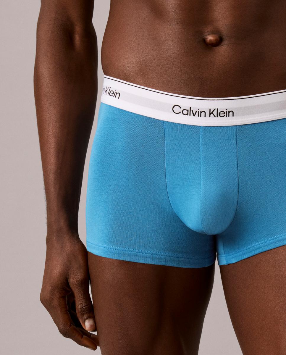 Pack de 3 Boxers de Cintura Baixa - Icon Cotton Stretch Multicolor-4