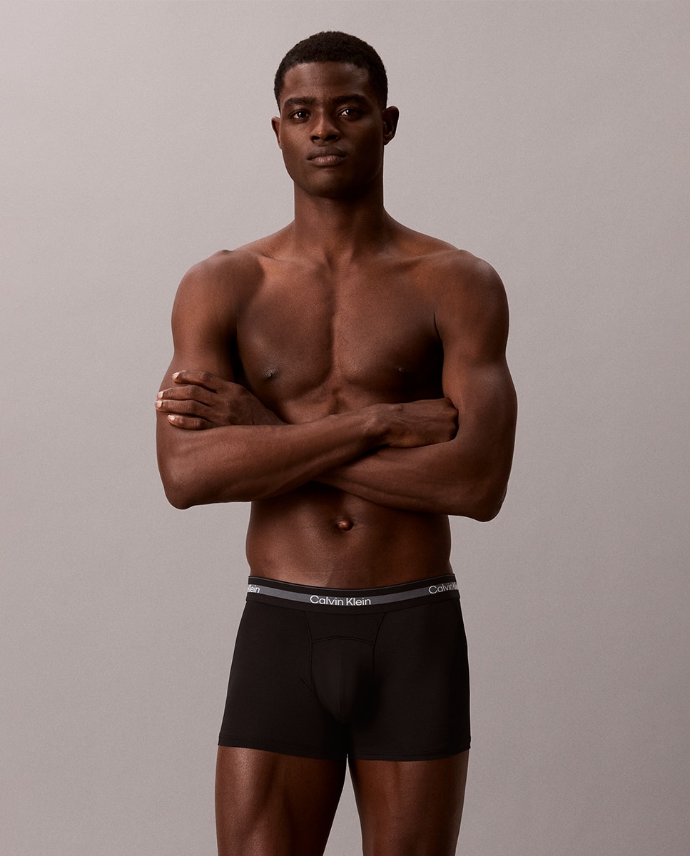 Pack de 3 Boxers Desportivos Curtos Preto-2