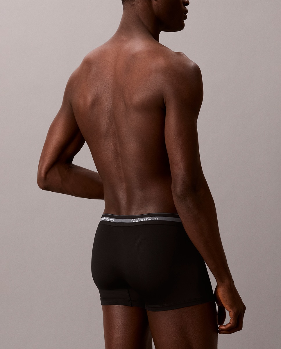 Pack de 3 Boxers Desportivos Curtos Preto-3