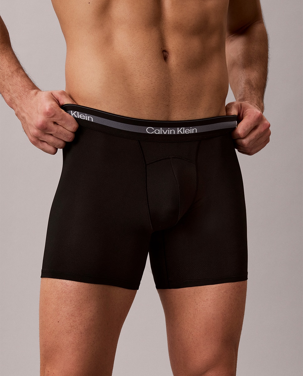 Pack de 3 Boxers Desportivos Compridos Preto-4