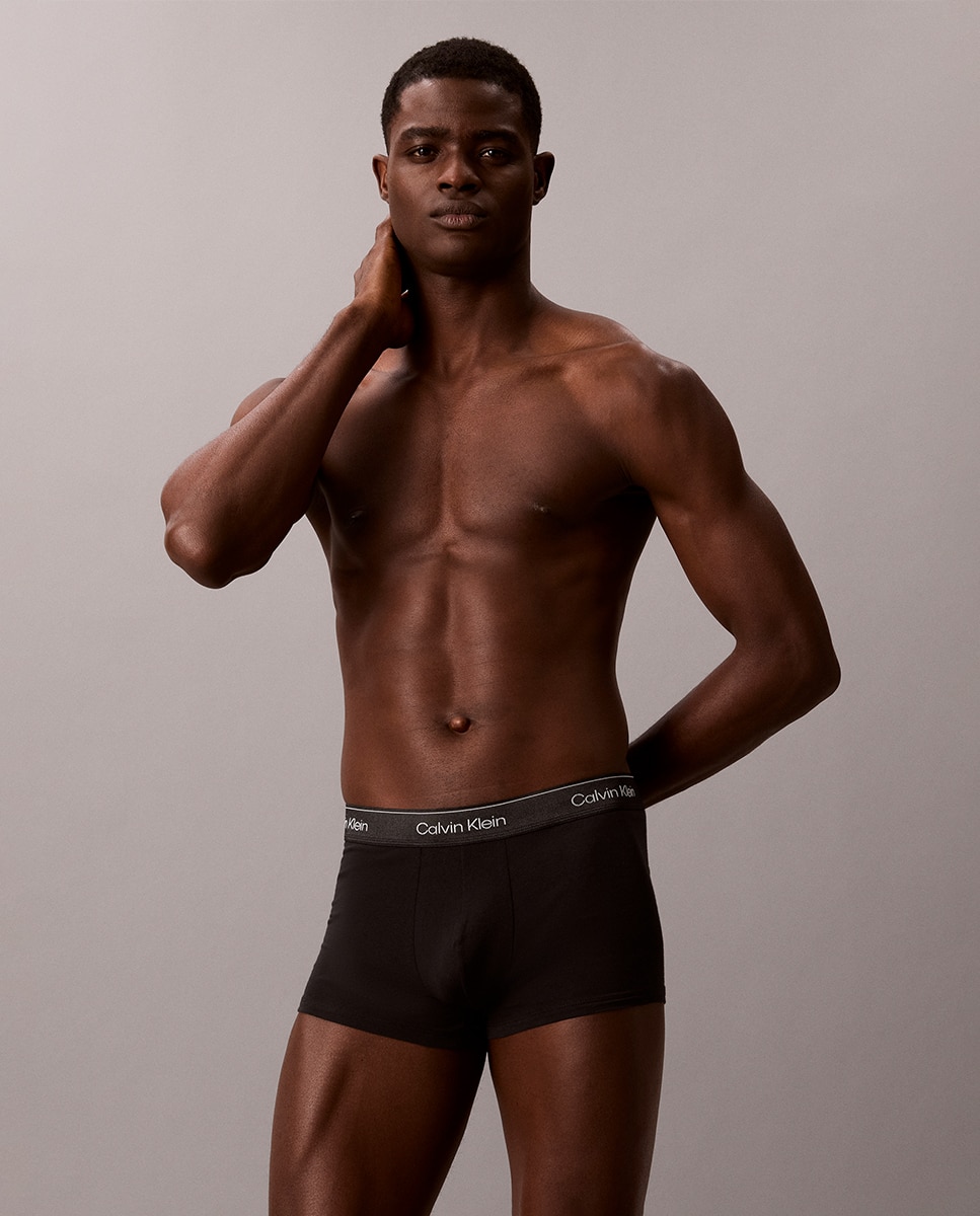 Pack de 3 Boxers Curtos - Icon Cotton Stretch Preto-2