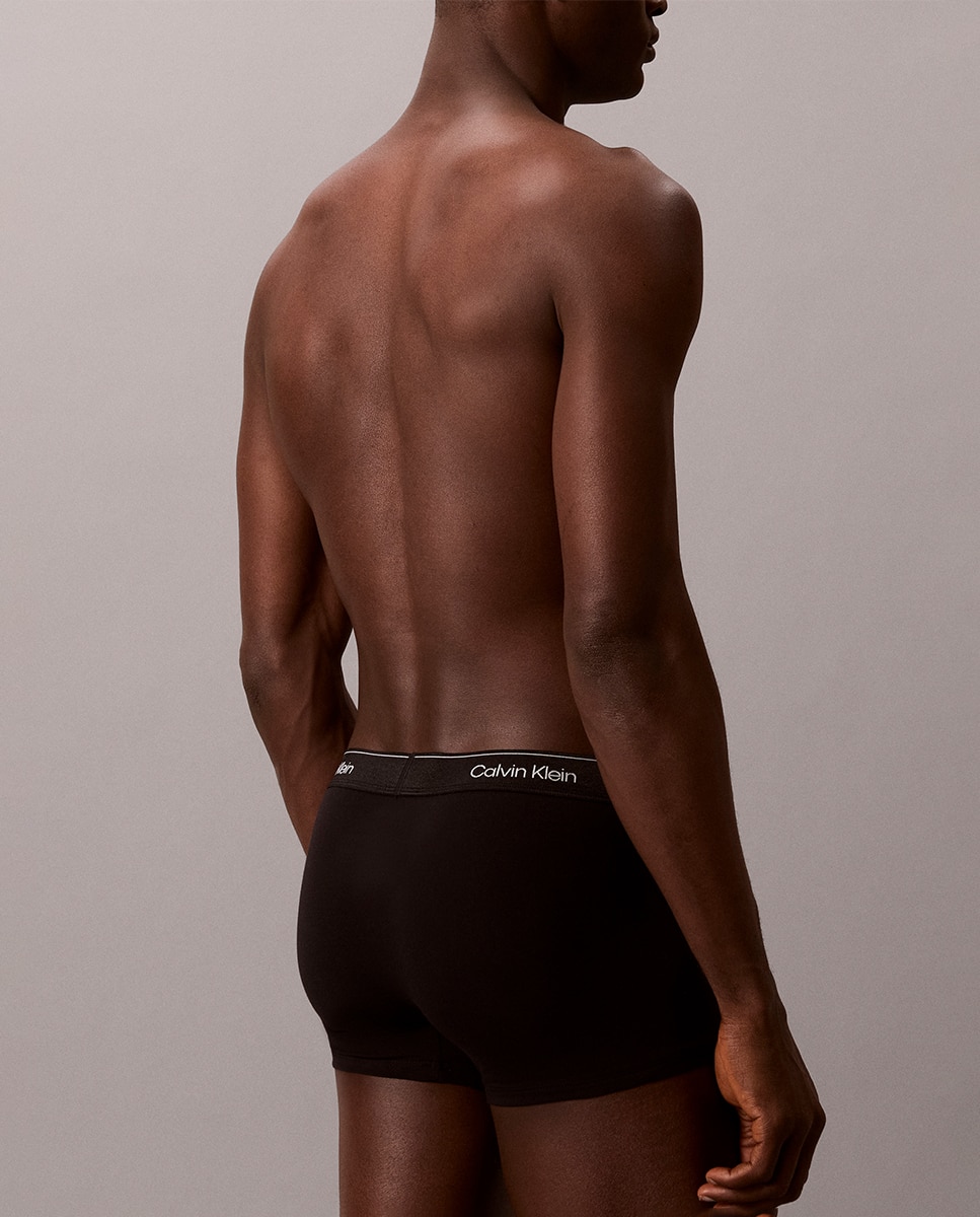 Pack de 3 Boxers Curtos - Icon Cotton Stretch Preto-3