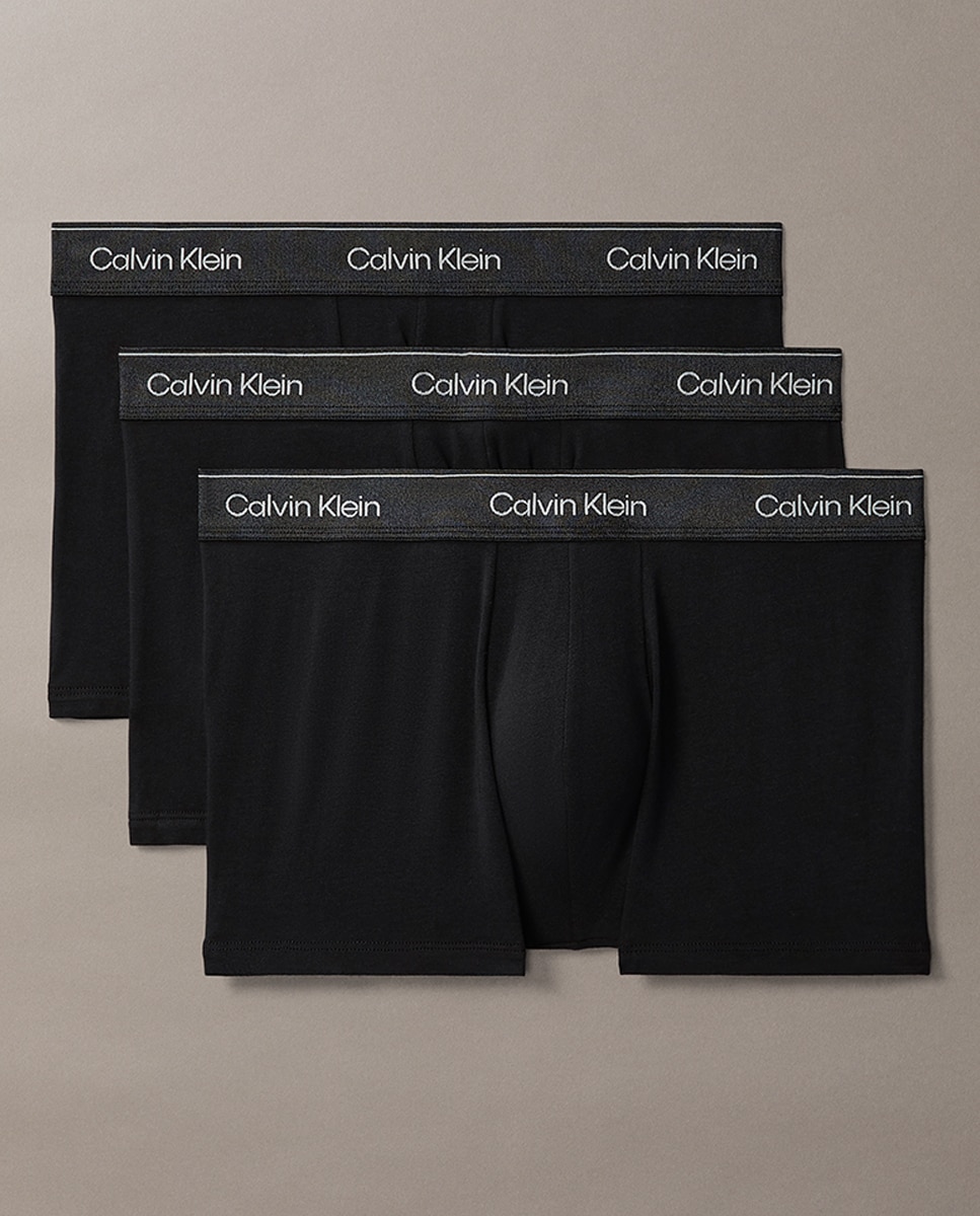 Pack de 3 Boxers Curtos - Icon Cotton Stretch Preto-6