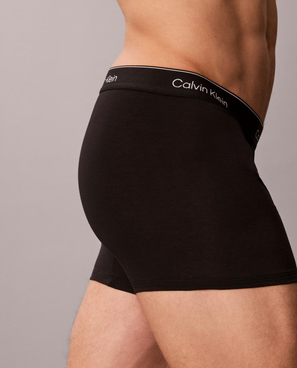 Pack de 5 bóxer cinturilla alta - Calvin Klein - Negro Negro-4