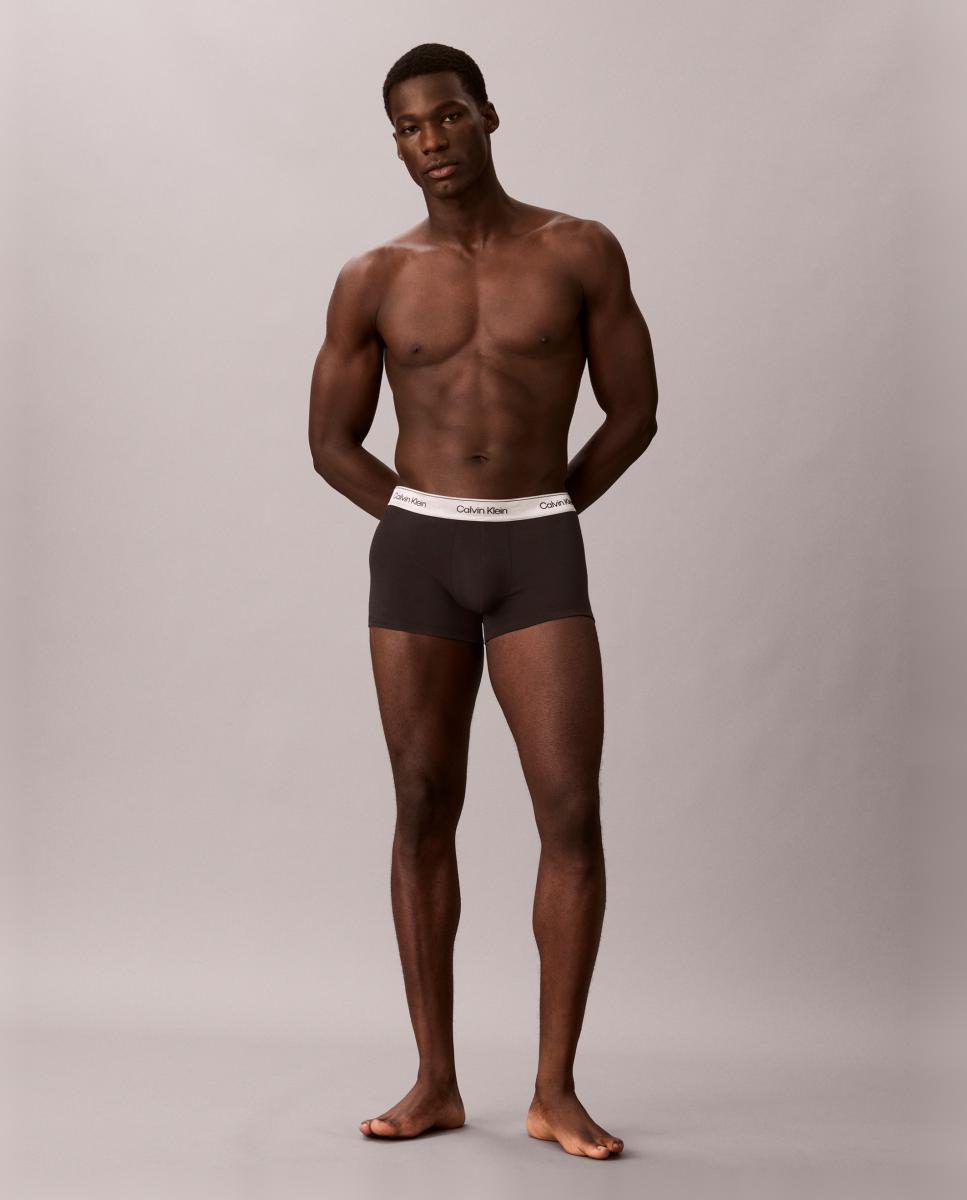 Pack de 3 bóxer - Calvin Klein - Icon Cotton Stretch - Negro Negro-2
