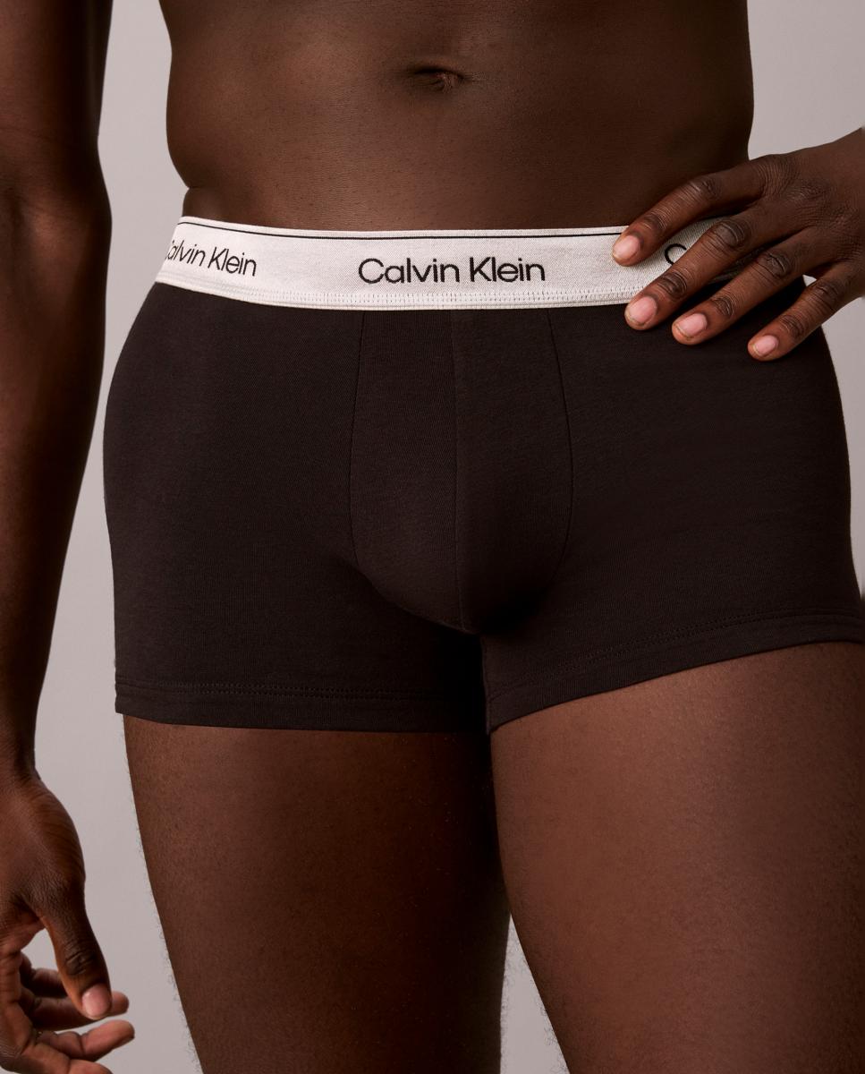 Pack de 3 bóxer - Calvin Klein - Icon Cotton Stretch - Negro Negro-5