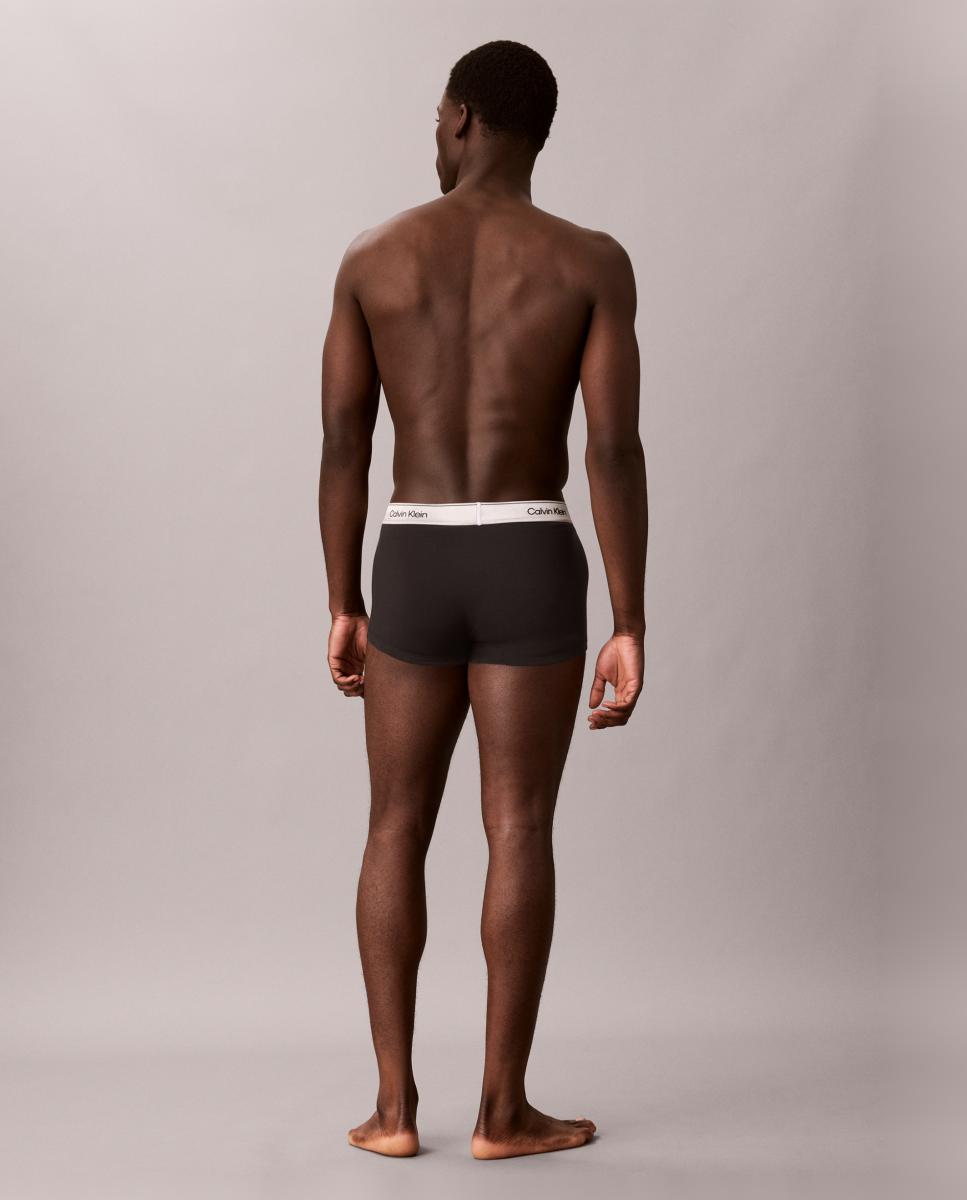 Pack de 3 bóxer - Calvin Klein - Icon Cotton Stretch - Negro Negro-6