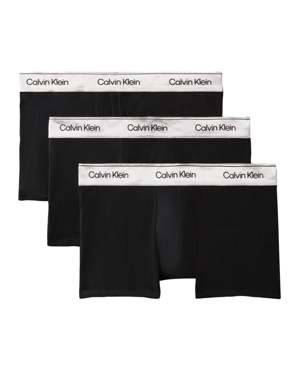 Pack de 3 bóxer - Calvin Klein - Icon Cotton Stretch - Negro Negro-7