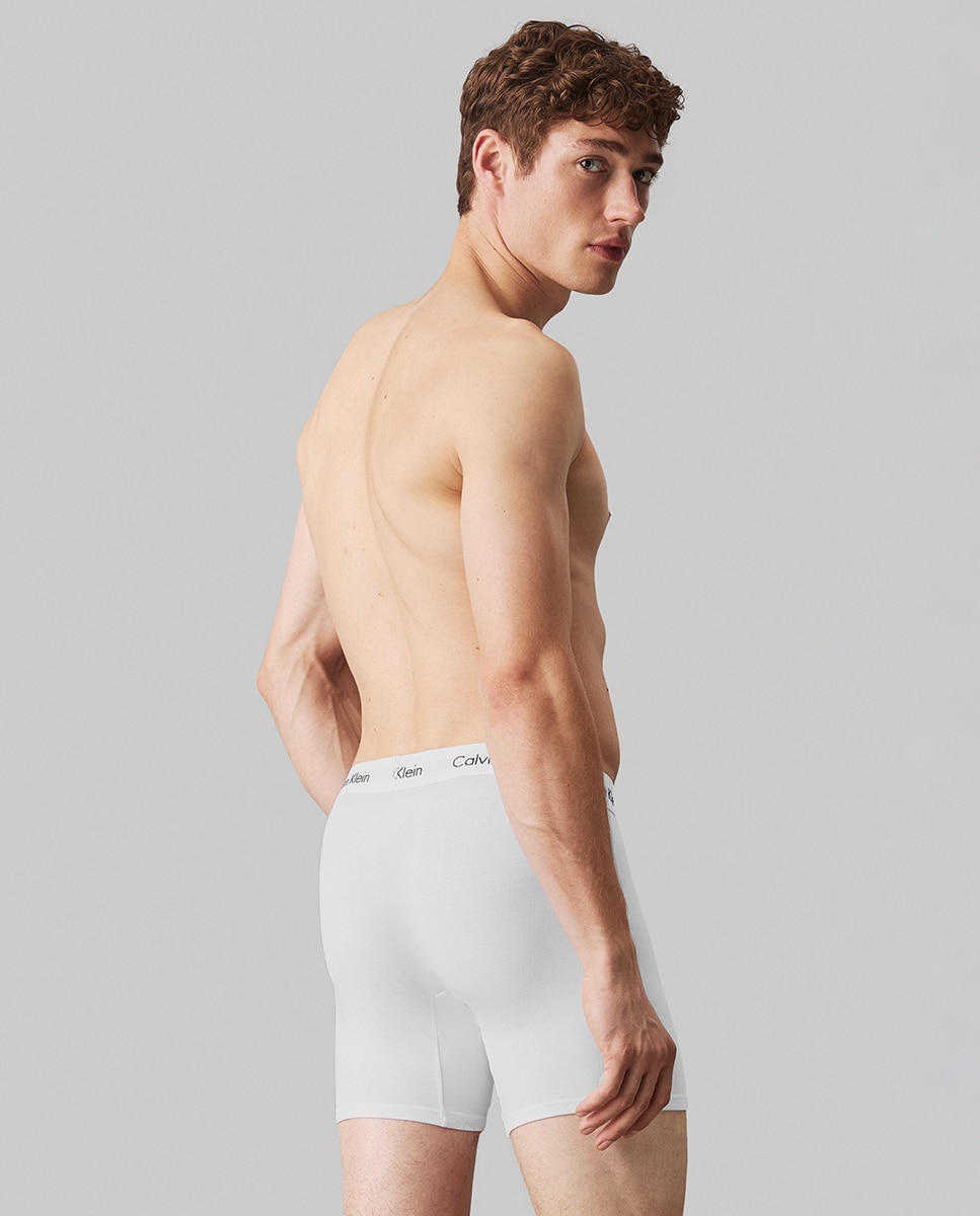 Pack de três boxers de malha de homem em várias cores Multicolor-2