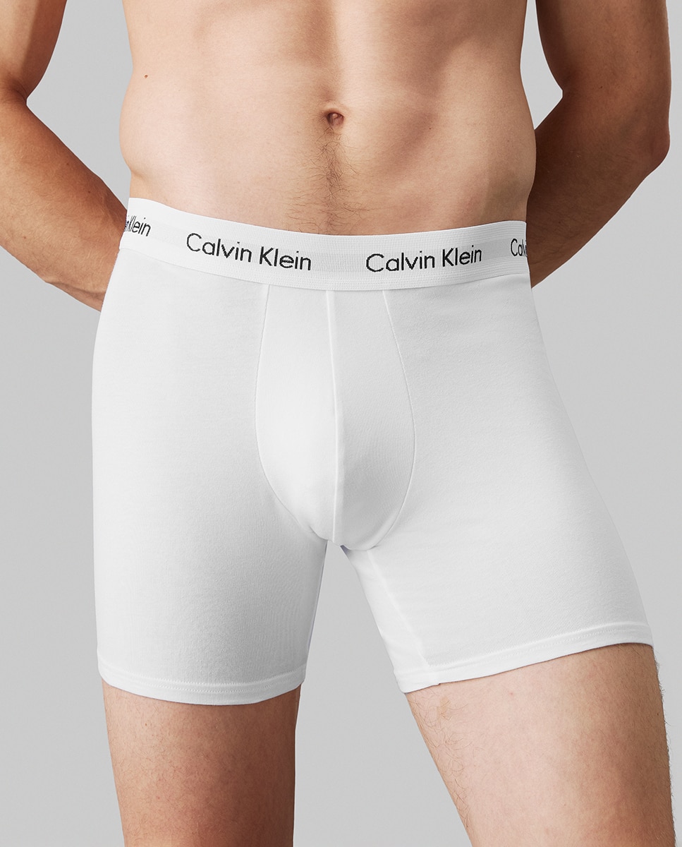 Pack de três boxers de malha de homem em várias cores Multicolor-3