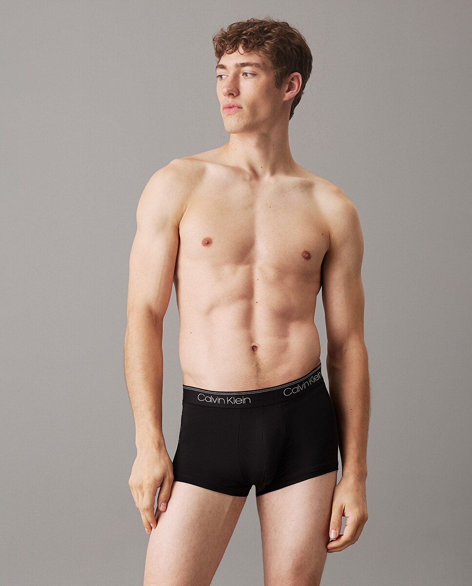 Pack de 3 Boxers de Cintura Baixa - Micro Stretch Preto-2