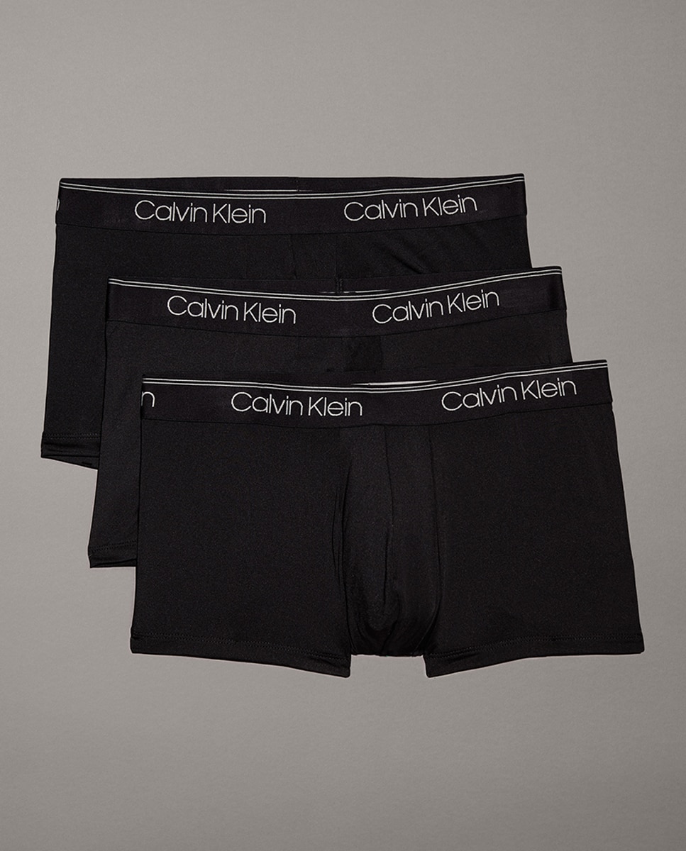 Pack de 3 Boxers de Cintura Baixa - Micro Stretch Preto-7