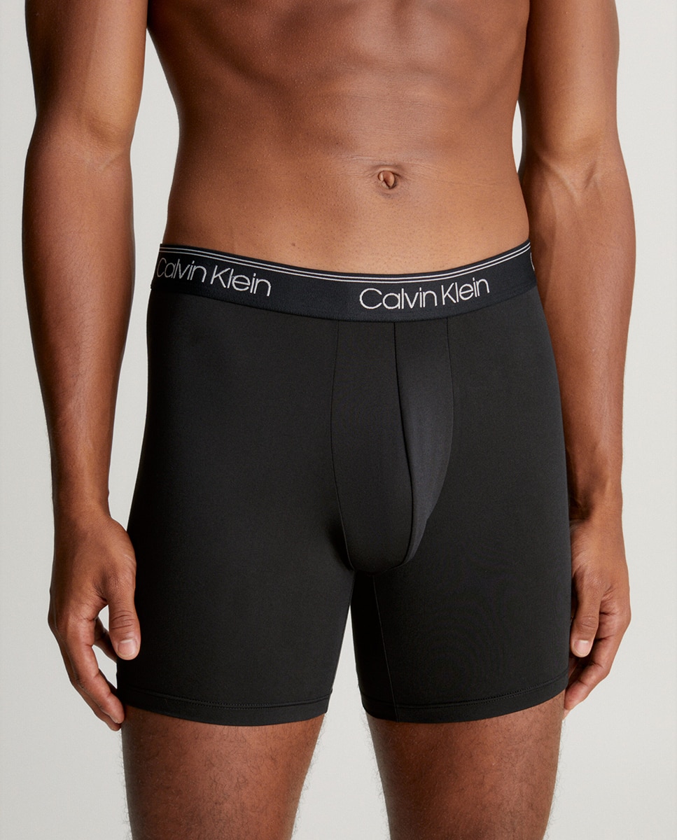 Pack de 3 Boxers Compridos - Micro Stretch Preto-3