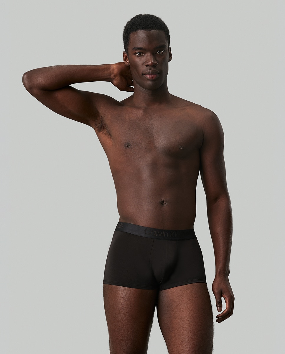 Pack de 3 Boxers de Cintura Baixa - CK Black Preto-1