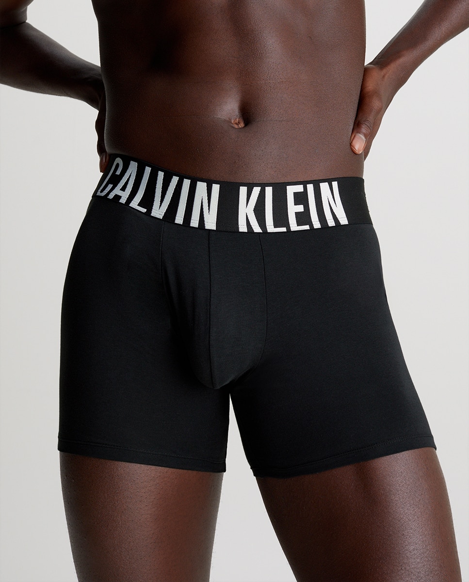 Pack de 3 Boxers Compridos - Intense Power Preto-3
