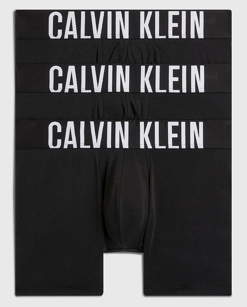 Pack de 3 Boxers Compridos - Intense Power Preto-5