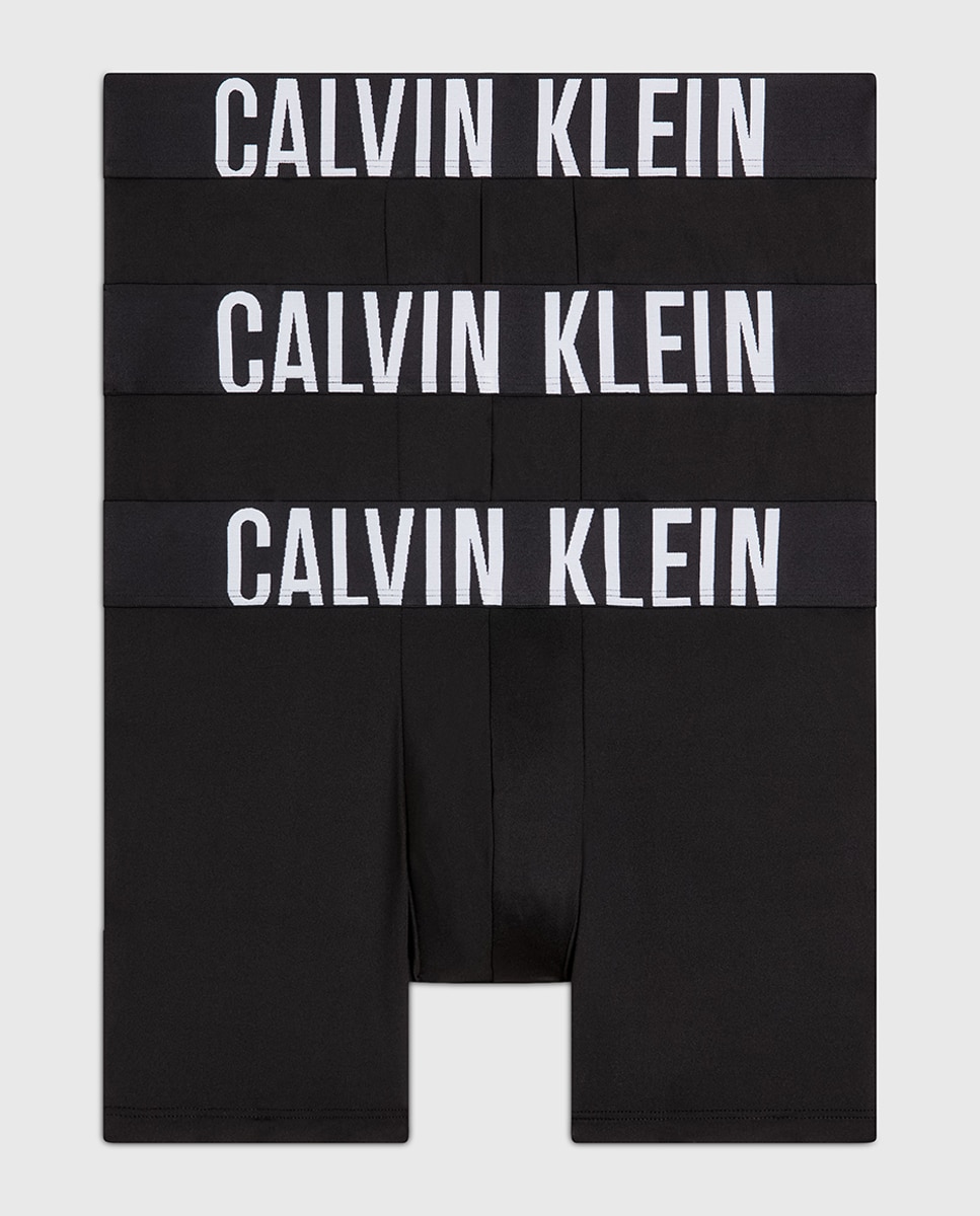 Pack de 3 Bóxer largos - Calvin Klein - Intense Power - Negro Negro-1