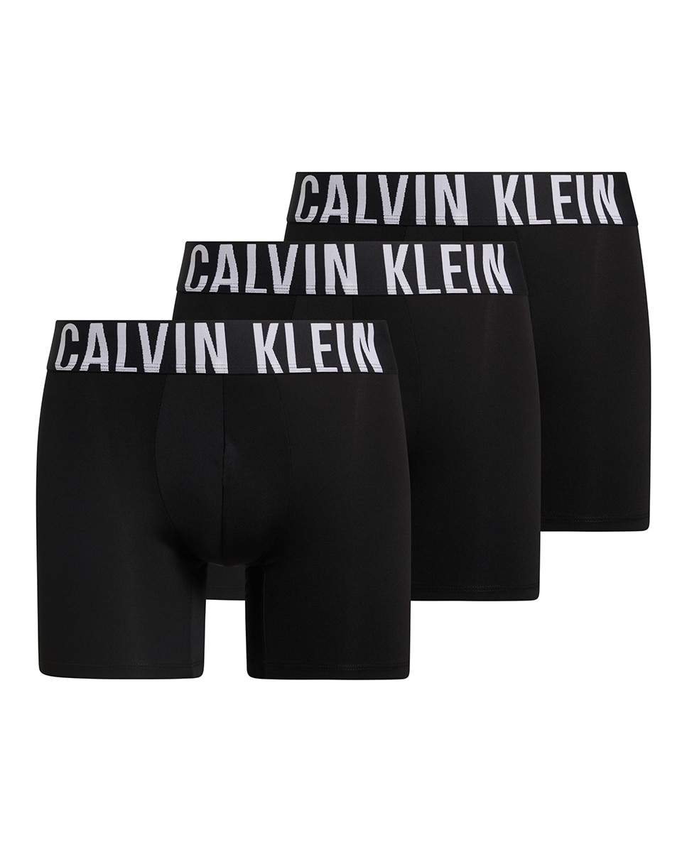 Pack de 3 Bóxer largos - Calvin Klein - Intense Power - Negro Negro-2