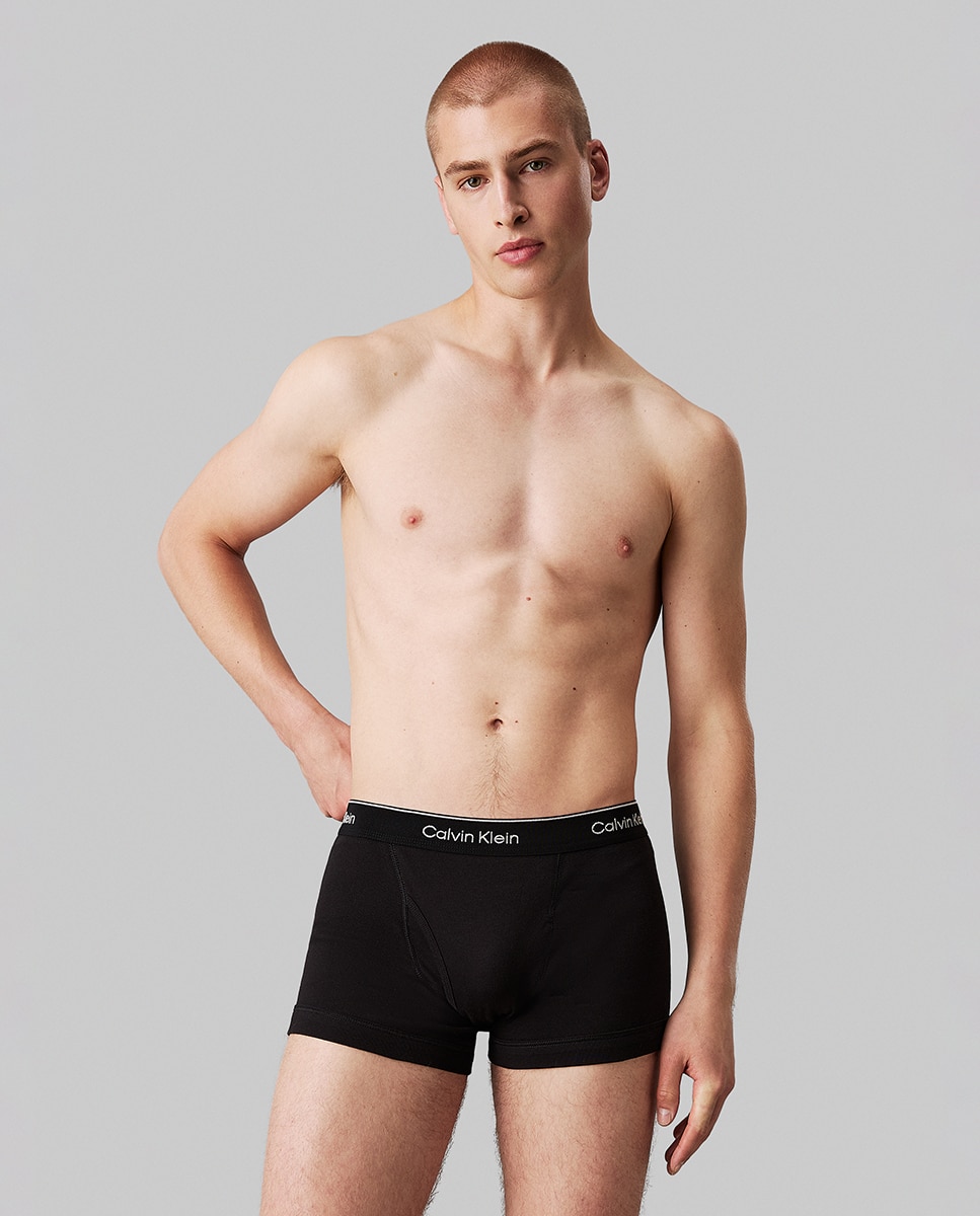 Pack de 3 Boxers - Cotton Classics Preto-1