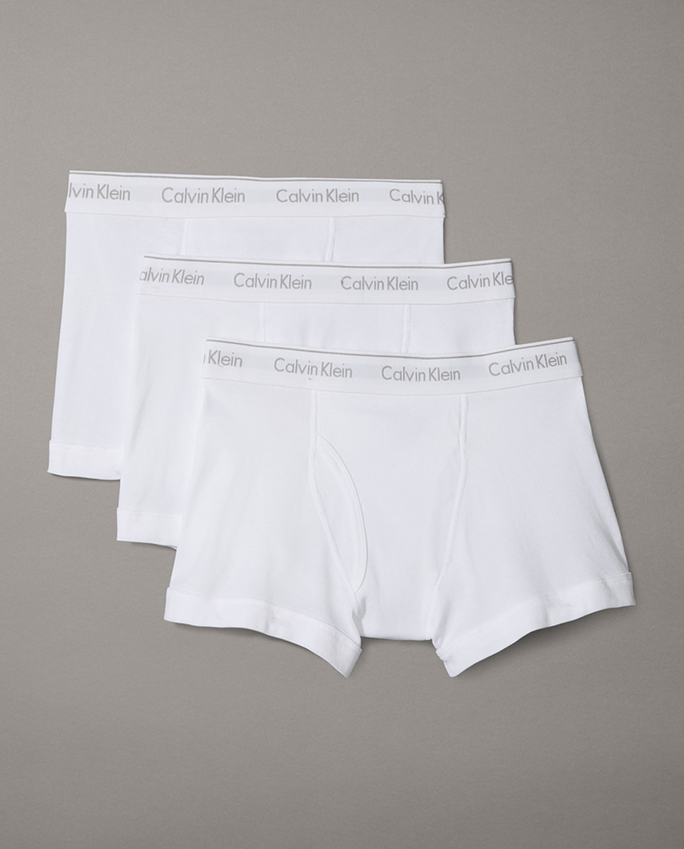 Pack de 3 Boxers - Cotton Classics Branco-1