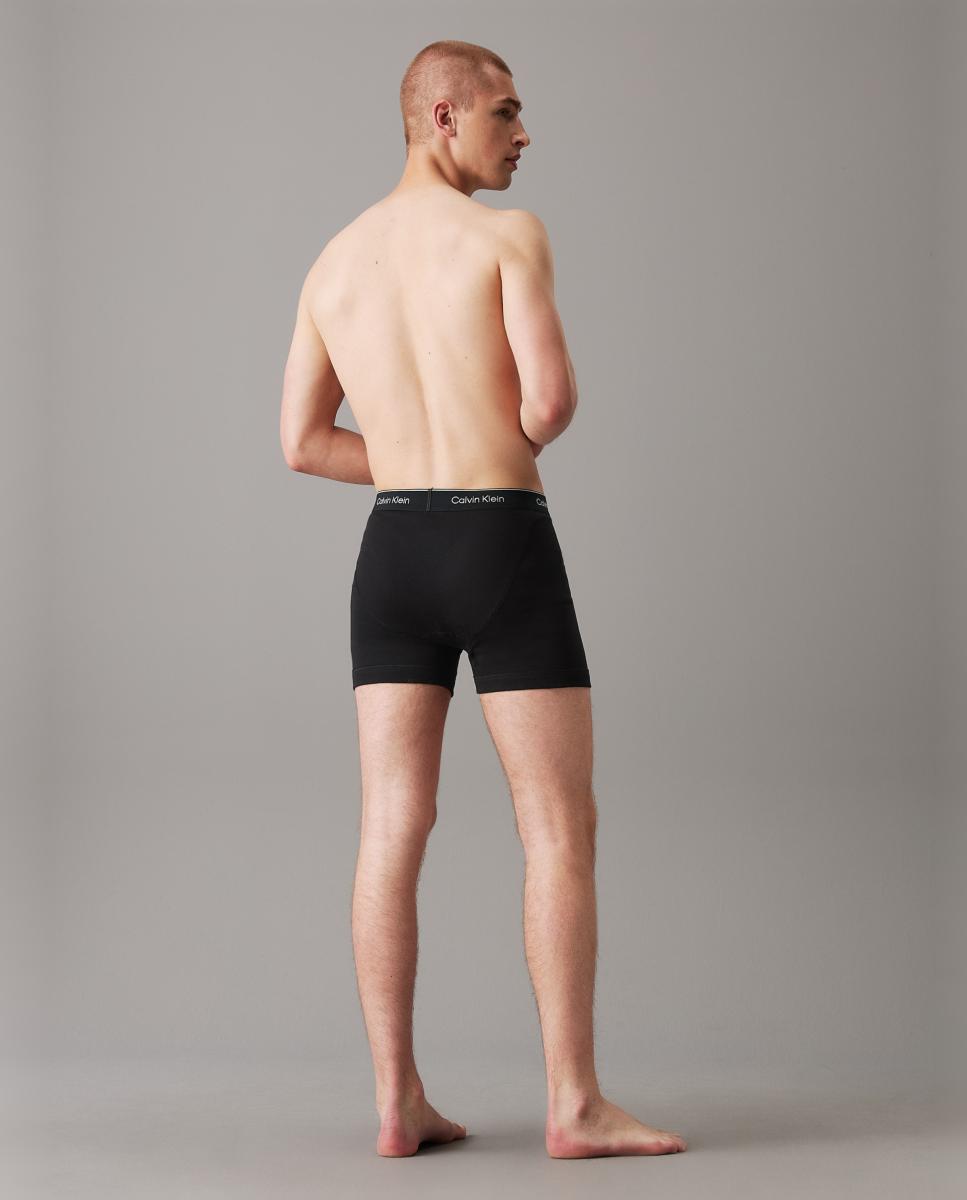 Pack de 3 Boxers Largos - Cotton Classics Preto-2