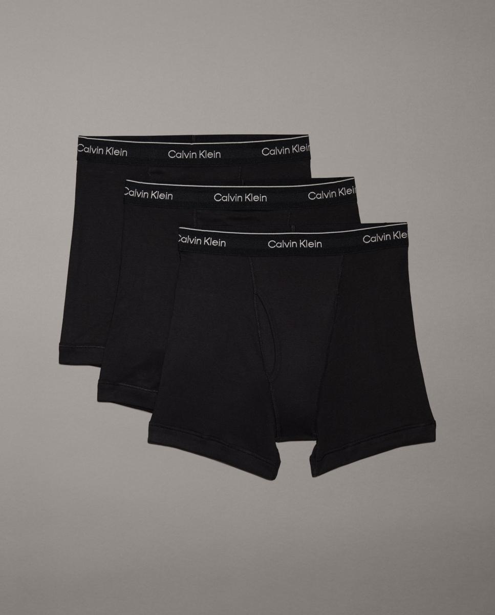 Pack de 3 Boxers Largos - Cotton Classics Preto-5