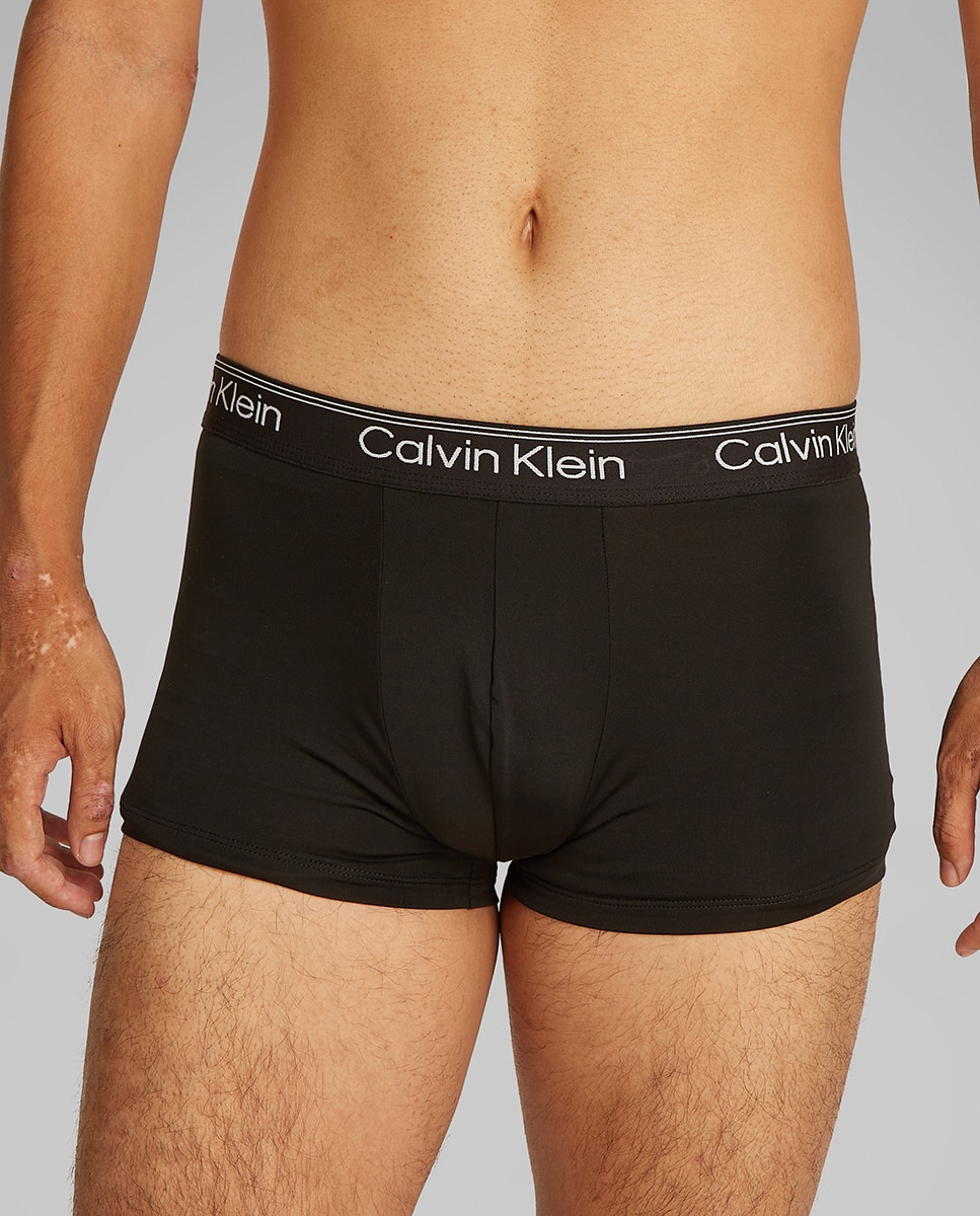 Pack de 3 Boxers Justos de Cintura Baixa Preto-4